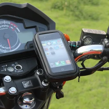 

Motorcycle Phone Holder Support Telephone Mobile Stand for Moto Support for HUAWEI Redmi 5 PLUS S2 MI 8 SE Holder Waterproof Bag