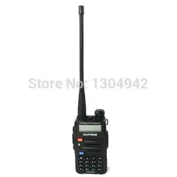 Черный Baofeng Радио UV-5R2 Dual Band рация VHF/UHF 136-174 и 400-520 мГц удобный радиоприемник с headfone