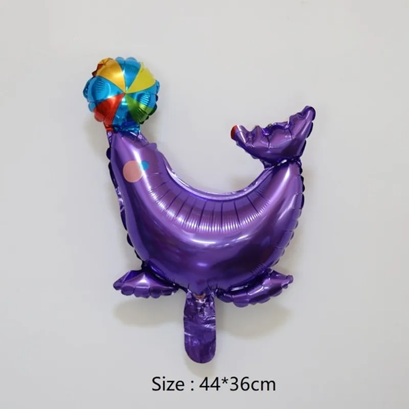Рыба Морской конек Осьминог фольгированные шары День рождения ужин украшения океан животное воздушный шар праздник детская игрушка день детей мини - Цвет: 27