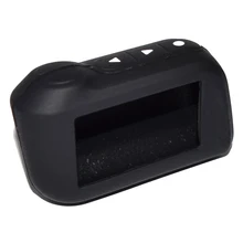 Starlionr Black Color Original A93 Silicone Case for Starline Russian Two Way Car Alarm A93 A63 LCD Remote Controller Keychain