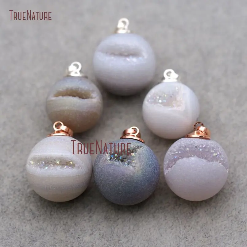 20171213-PM8210- Druzy Agate Pendant Round Bead Pendant_3