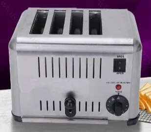 Электрическая 4 тостер для ломтиков хлеба Тостер|machinery sign|toaster manufacturermachine orange |