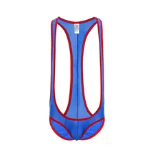 Горячий гей обтягивающий комбинезон Мужское нижнее белье новые сексуальные мужские комбинезоны сексуальные пижамы Боди Lungewear боди формирователь