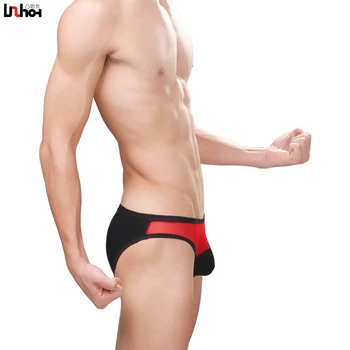 

UzHot sexy gauze bag Jitu breathable cotton men men briefs transparent underwear 13010