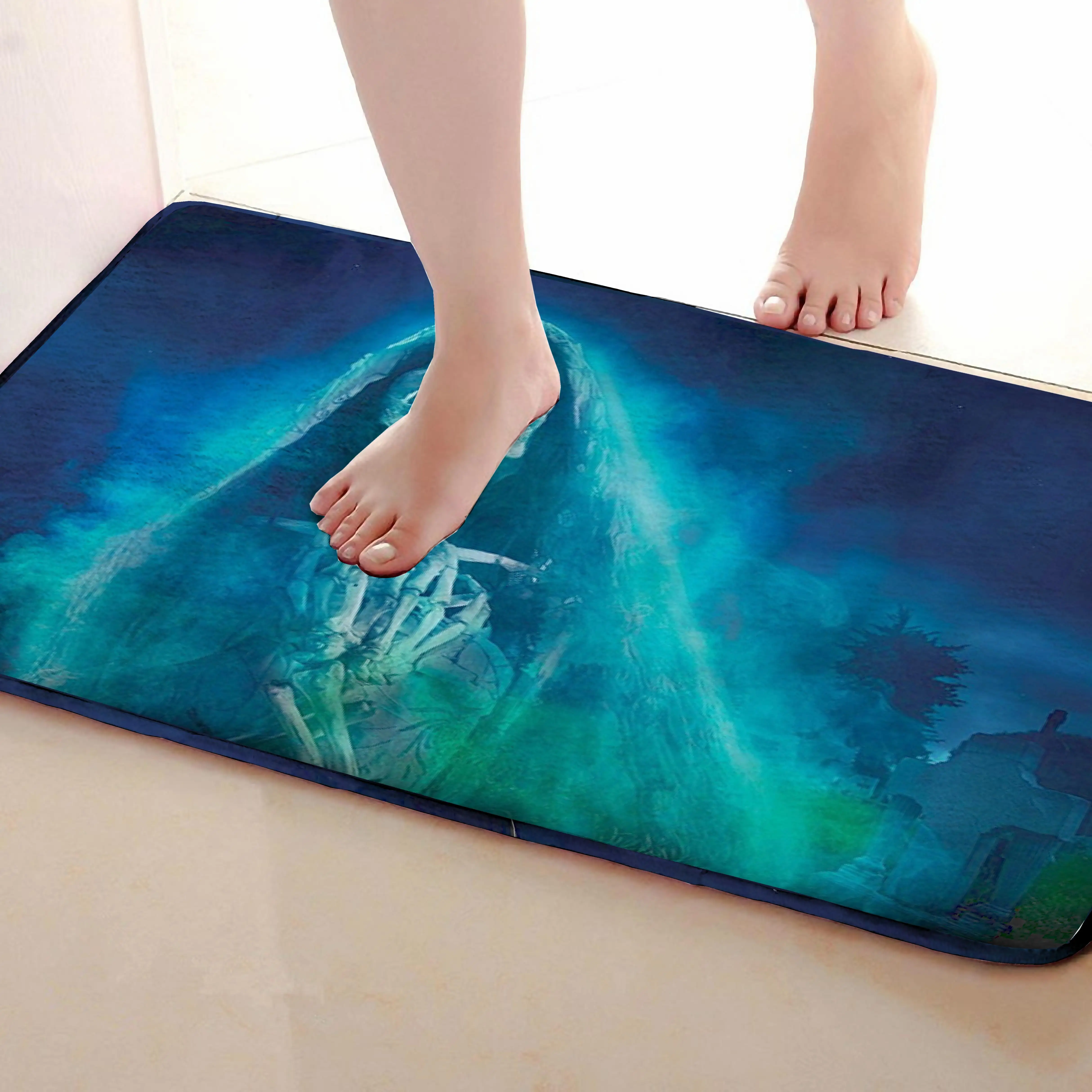 Кости стиль Коврики для улицы, смешной Противоскользящий коврик для ванной, дверные коврики, дверные коврики под входную дверь