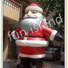Открытый 20ft Санта-надувные новогодние украшения