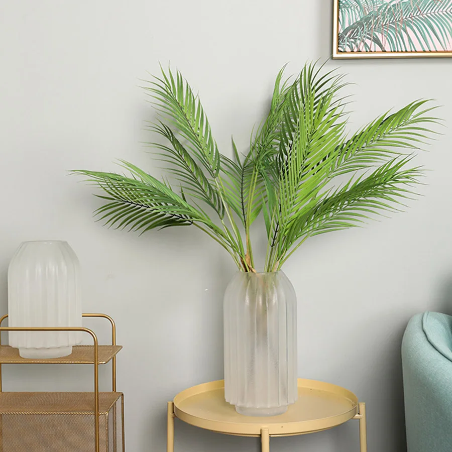 Artificial Plant Leaf Shrubs Vivid Palm Plant Filler Bushes Turtle Leaves Decor