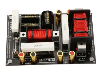 

2 way 2 Unit professional Speaker Frequency Divider/Crossover Filter 3200HZ for Tweeter-MidRange Woofer made by kasun MKP-2988C