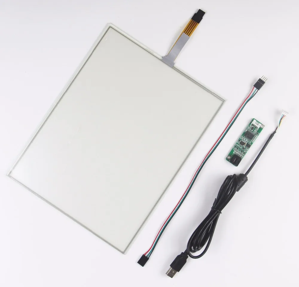 12.1inch 260.8x203.2mm 4Wire Resistive Touch Screen Panel USB kit for monitorin Touch Screen