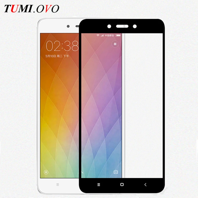 Защитный чехол на весь экран из закаленного стекла для Xiaomi Redmi Note 4X защитная