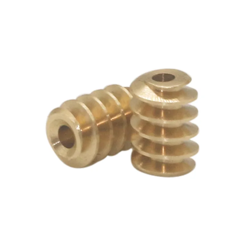

JGY370 self-locking worm gear motor parts 0.5M worm copper worm self-locking slow motor worm