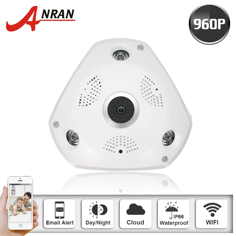 New! 360 Degree VR Panorama Wifi 960P 1.3Megapixel HD