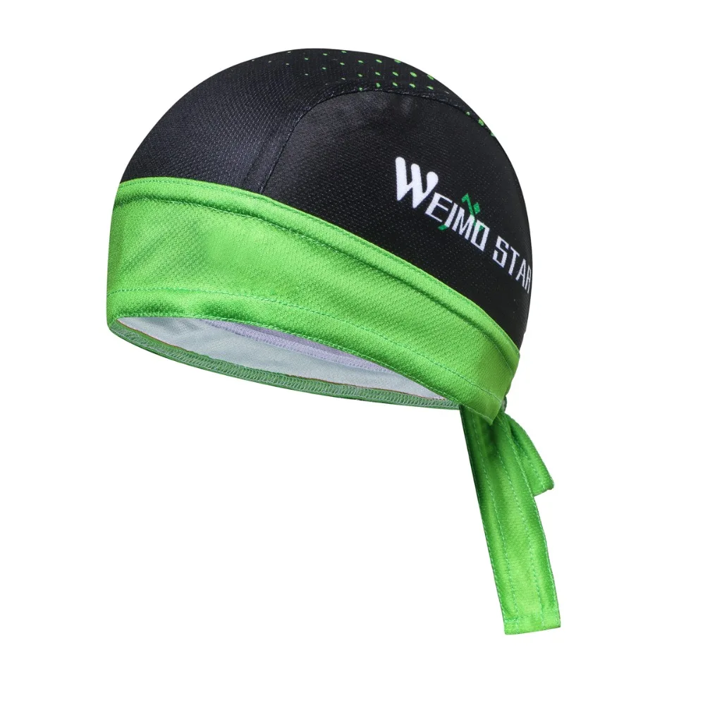 Weimostar Men Women Cycling Cap Bandana Head Coolmax Bike Team Quick Dry Sweat Hats MTB Sport Breathable Bicycle cap Helmet