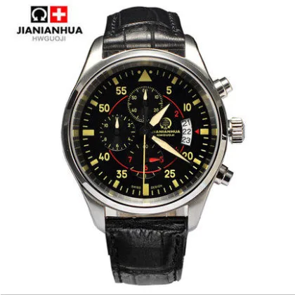 Супер Светящиеся кварцевые часы пилота для мужчин t Carnival качественные брендовые наручные часы военные часы для дайвинга мужские роскошные стальные часы