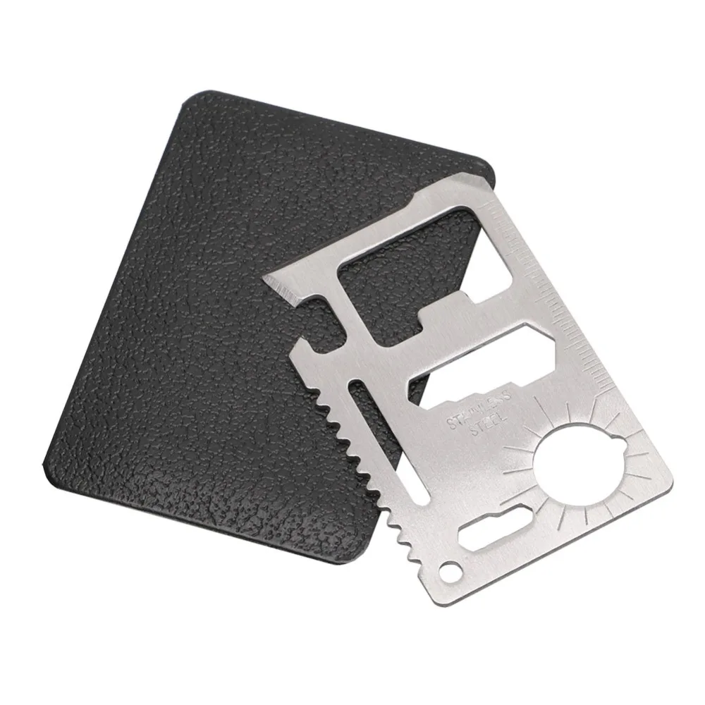 

11 in 1 Mutifunction Credit Card Size Tools Portable Wallet Knife Outdoor Camping Pocket Survival EDC Mini Multi-tool