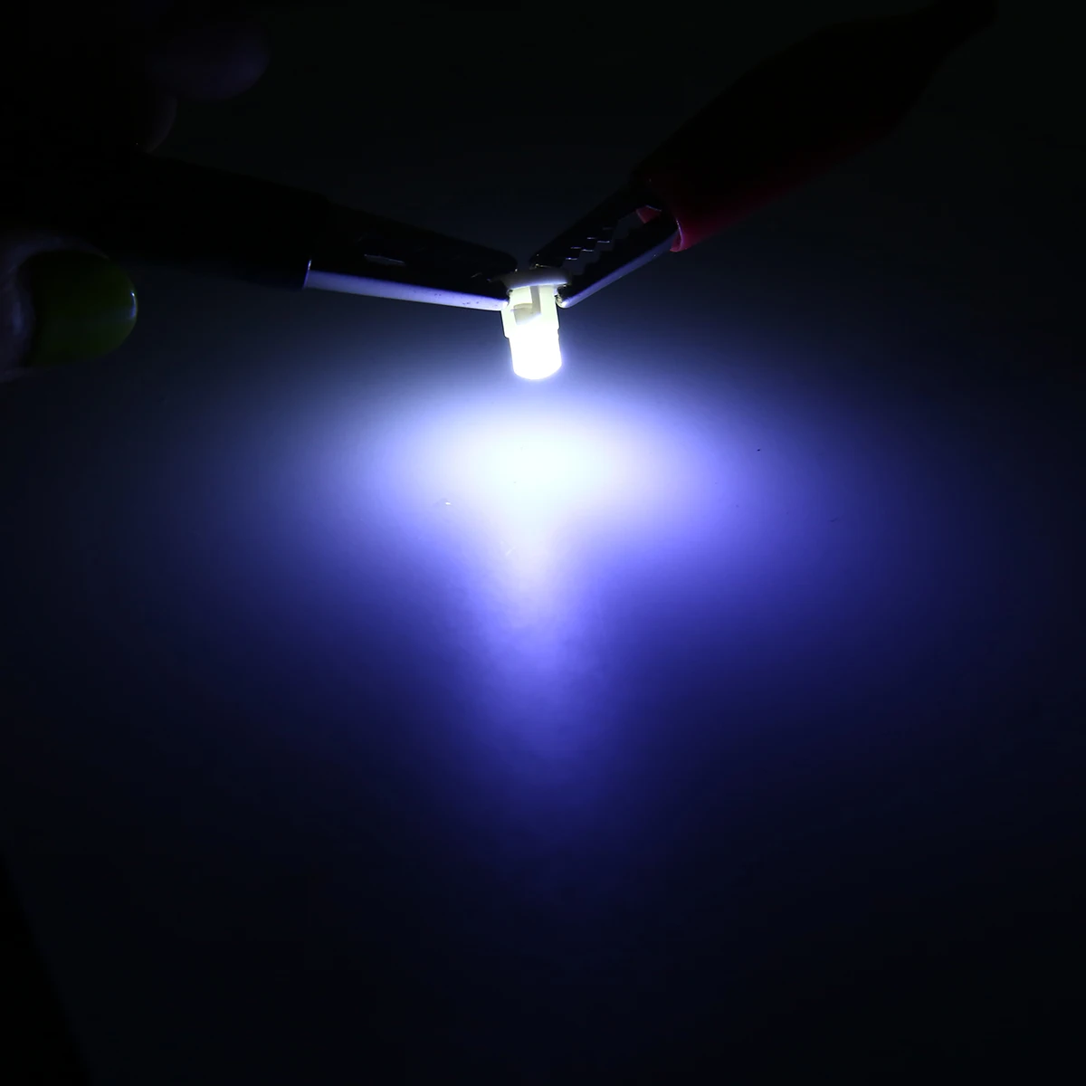 New Arrival 10pcs 12V T4.2 White LED Instrument Dash Light Super bright LED Climate Control Base Light Bulb