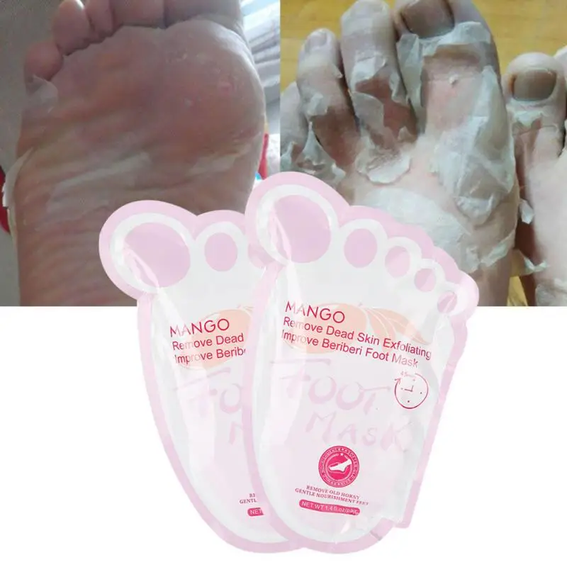 2 Pcs Bag Foot Peel Mask Dead Skin Remove Cuticles Foot Moisturizing ExfoliatingFoot Care Tool