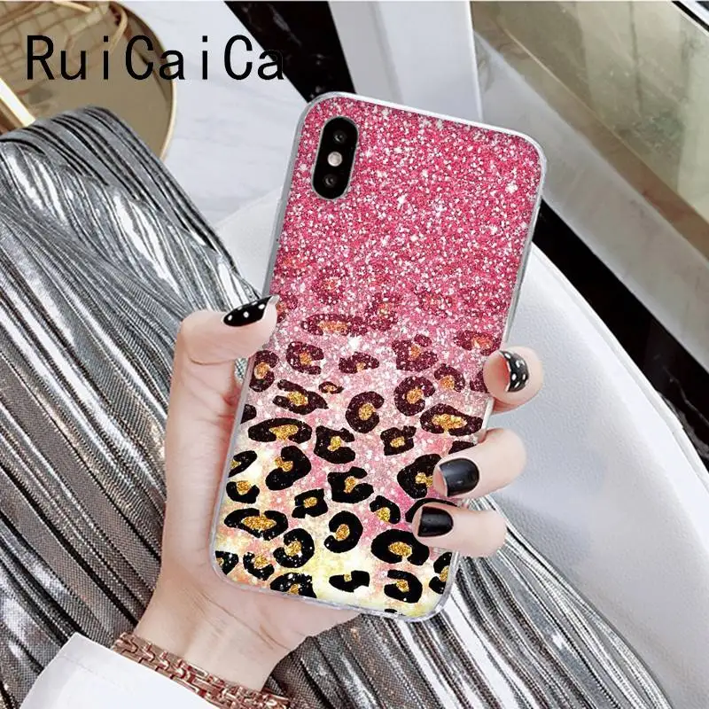 Leopard newly popular pink art aesthetic pattern