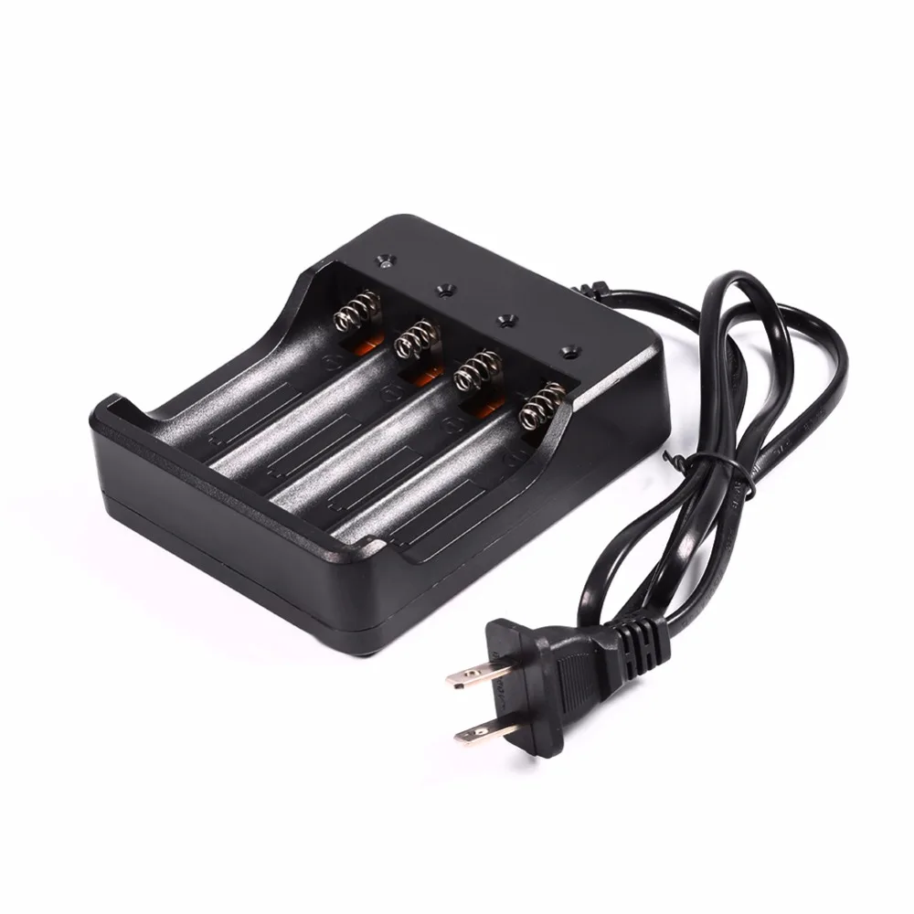 

18650 Battery Charger Lithium Ion Battery 4.2V Four Slot Line Charging From Shutdown Factory Battery Charger
