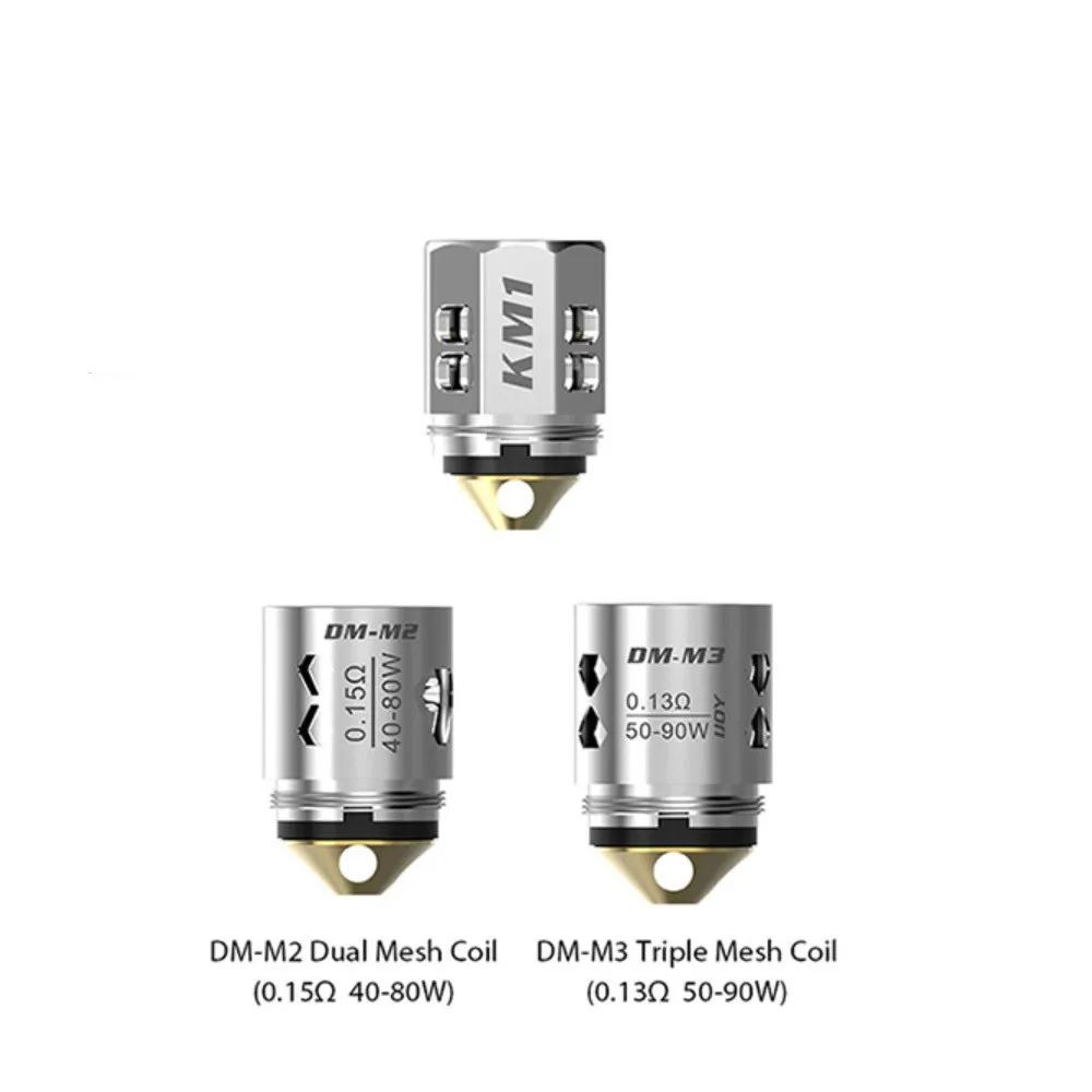 

3pcs/pack Original IJOY DM-M3 ohm KM1 / DM-M2 ohm / ohm replacement coil for Ijoy Shogun Univ / KATANA tank vaporizer coil