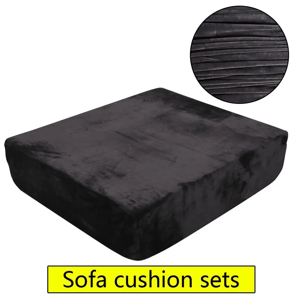 

Home Cloth Imitation Silver Fox Sofa Set Cushion Set Elastic Force All Inclusive Cushion Cover Household Items