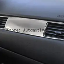 Для Mitsubishi Outlander 2013 украшение центральной консоли отделка из нержавеющей стали наклейка авто аксессуары 1 шт