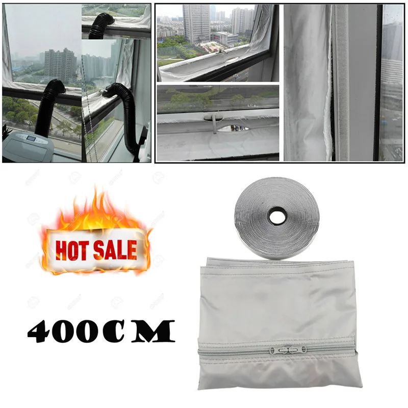 

4m Air Lock Window Seal Cloth Plate Flexible Waterproof Soft Board For Mobile Air Conditioner soft cloth sealing baffle