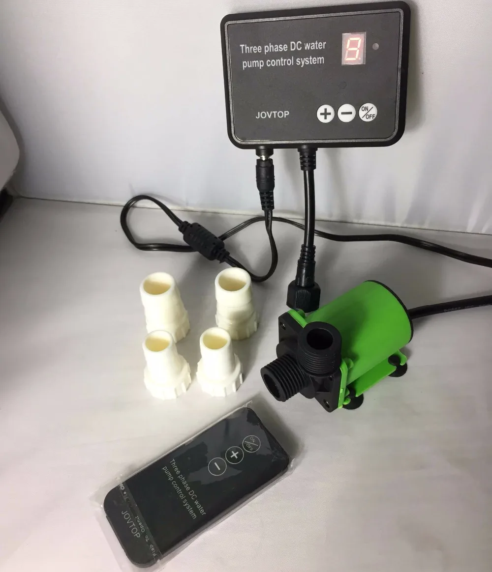 

New 29W DC Variable Frequency 1000L/H Flow Max Solar Water Pump 24V+ Speed Control+ Remote Control