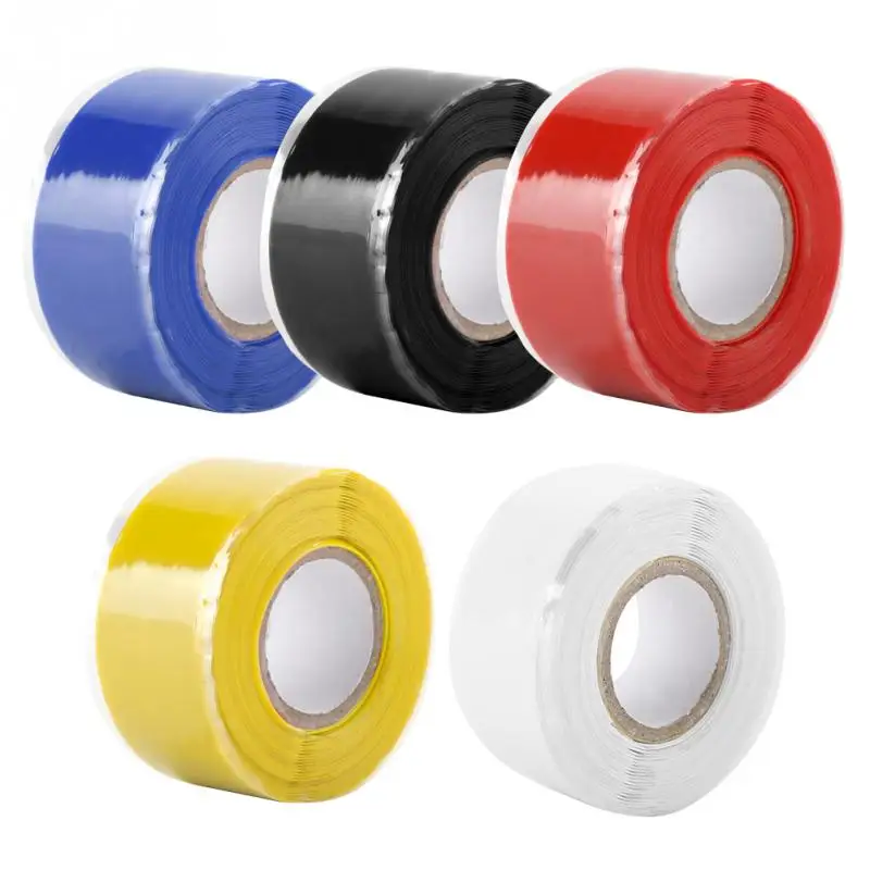 Multicolor Self Fusing Silicone Tape Rubber Electrical Tapes Waterproof