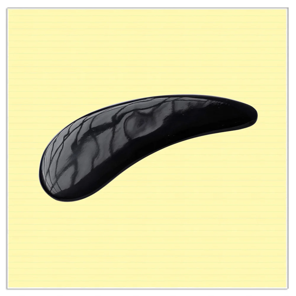 Big Size Buffalo Horn Beauty Gua sha Scraping Tool Thin Arm Leg Slimming V Line Face Massage guasha Plate - Цвет: C shape