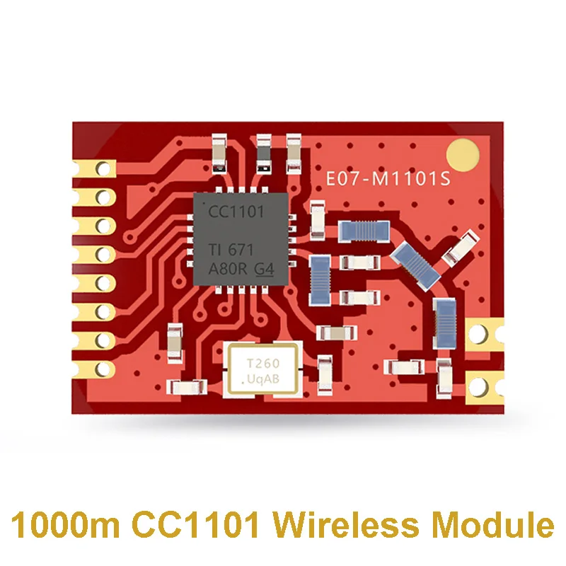 

1PC CC1101 Wireless Module 868MHz Digital Transmission Receiving Industrial-grade RF Communication Transparent Transmission