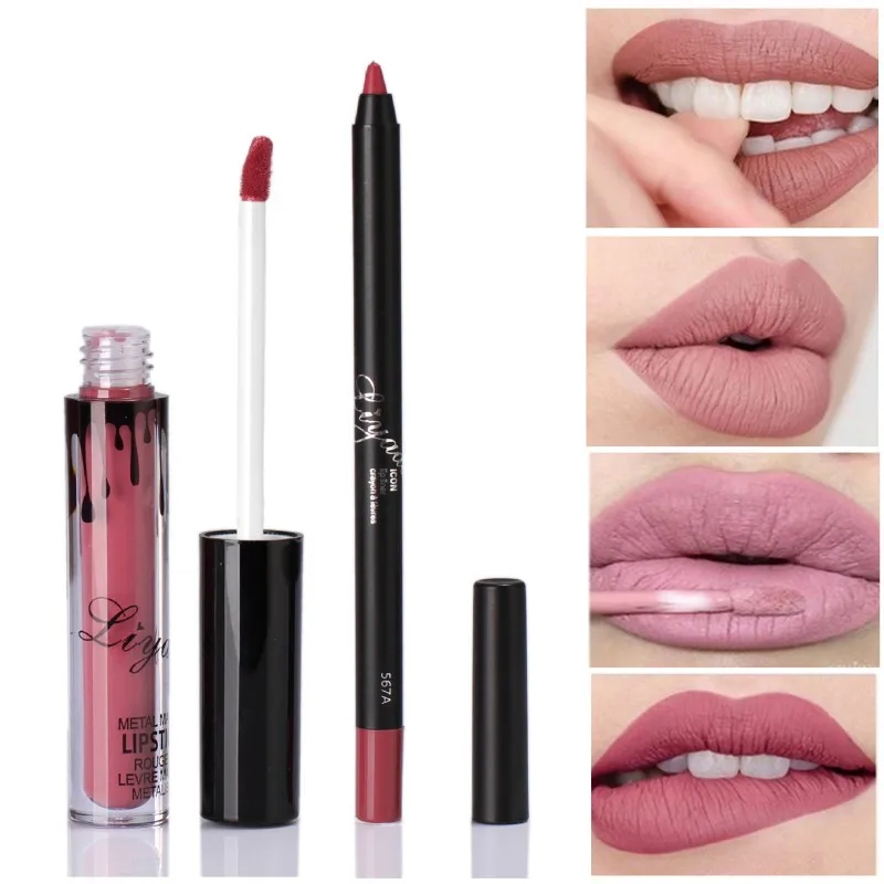 Beauty Makeup Effect Waterproof Matte Liquid Lipstick Moisturizer