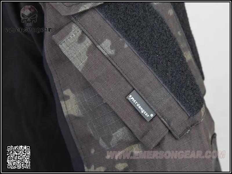 Emerson тактическая боевая рубашка G3 Военная Рубашка bdu Мультикам черная EM9256|g3