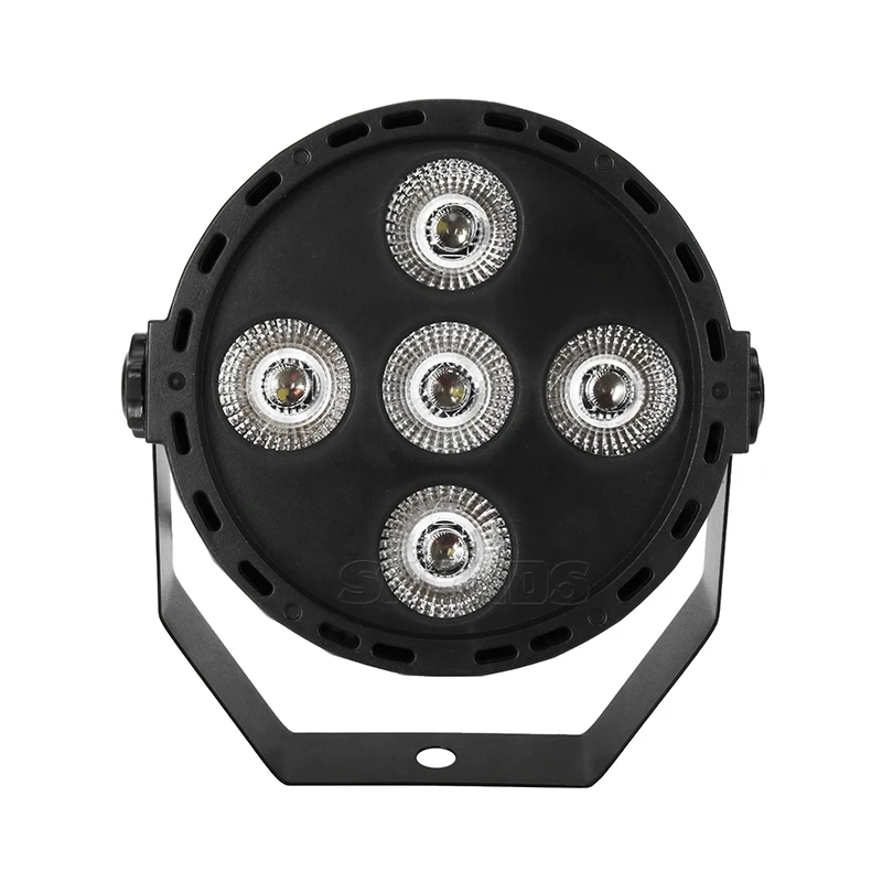 Мини светодио дный Par 5x10 W RGBW DMX512 сценический эффект освещения хорошо для DJ диско на день рождения танцевальная площадка рождественские