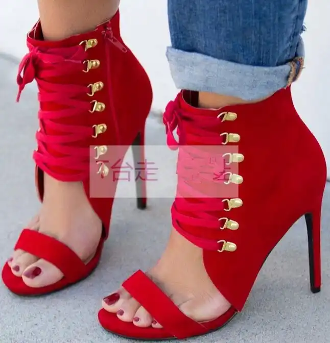 bootie sandals heels