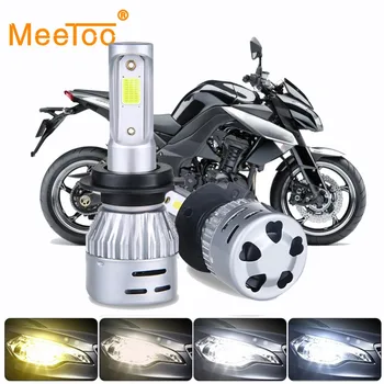 

LED 4300K 6500K Motorcycle Headlight Lights LED H4 HS1 LED H7 H11 H1 LED 3000K 8000K LED Moto Motorbike Scooter Headlamp Bulbs