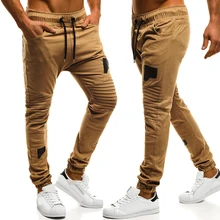 Модные камуфляжные мужские брюки с заплатками, полосатые тонкие джоггеры, мужские лосины для занятий спортом в стиле хип-хоп, повседневные спортивные штаны для тренировок