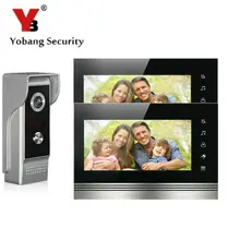 Yobang Security 7″Inch Touch Screen Video Door Phone Doorbell Intercom Monitor Visual Security Camera Bell System For Home
