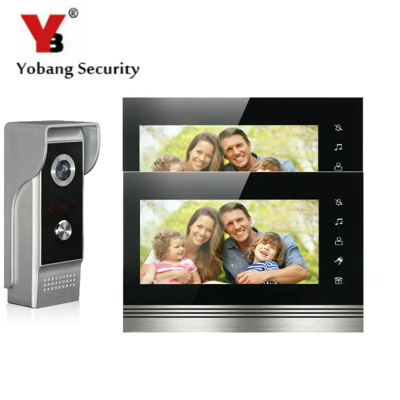 Yobang Security 7\Inch Touch Screen Video Door Phone Doorbell Intercom Monitor Visual Security Camera Bell System For Home Yobang Security 7\Inch Touch Screen Video Door Phone Doorbell Intercom Monitor Visual Security Camera Bell System For Home