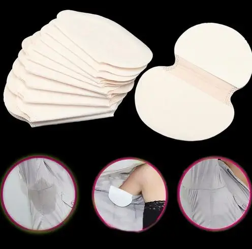 

100 Pcs/lot Disposable Armpit Underarm Sweat Pads Anti Perspiration Deodorant Sweat Absorbing Pads Dress Clothing Shield Unisex