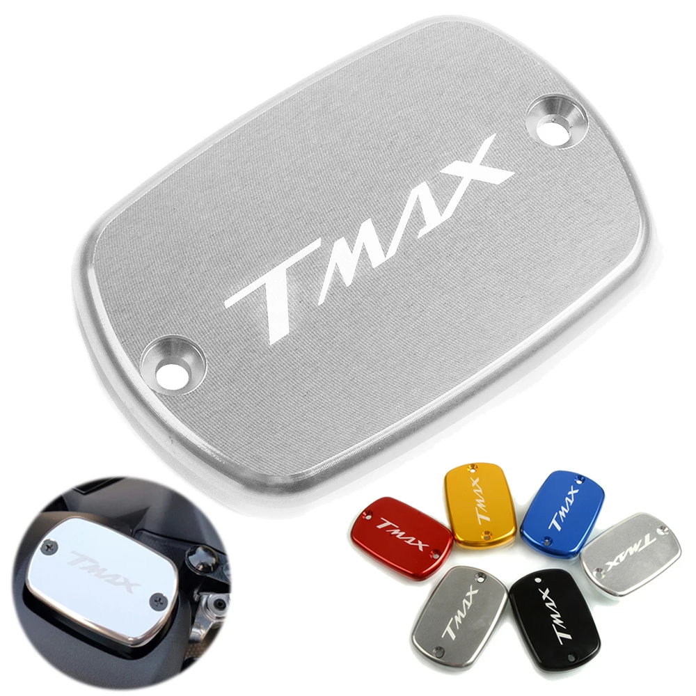 

Motorcycle Accessories CNC Brake Fluid Reservoir Tank Cap Cover For YAMAHA TMAX500 TMAX 500 2008-2011 TMAX530 TMax 530 2012-2016