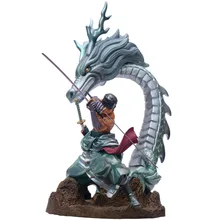 Anime One Piece GK Roronoa Zoro Dragon Fighting Ver. PVC Action Figure figura Collection Model Toys free shipping sexy 9 one piece anime p o p cp9 kalifa boxed 22cm pvc action figure collection model doll toys gift