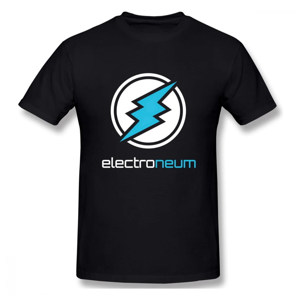 Крипто Electroneum футболка для мужчин плюс размер 5XL пара | Мужская одежда