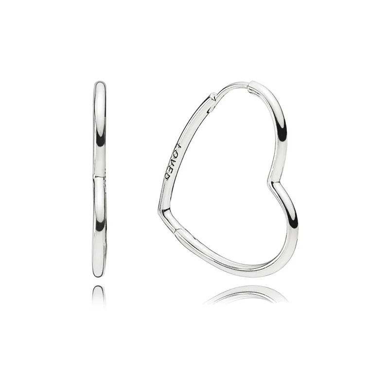 

Valentine's Day Playful Love 925 Silver Earrings Hook 297822 Temperament Original Charms Earrings Women Silver 925 Jewerly