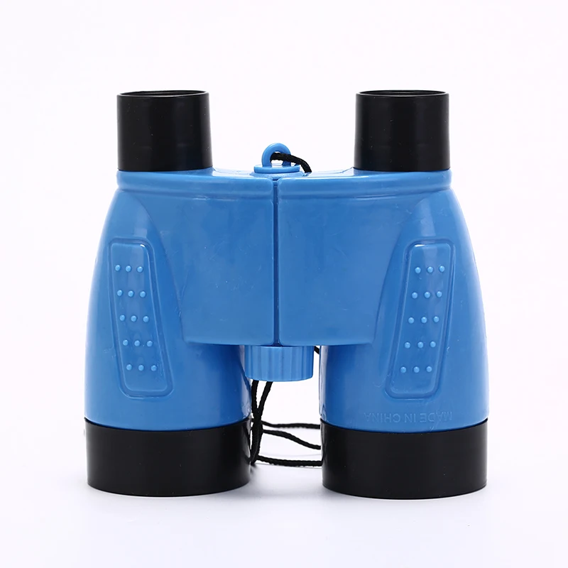 

1pc 12cm x 11.5cm Kid Children Binocular Telescope + Neck Tie Strap Magnification Toy