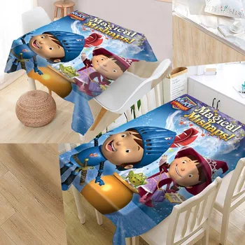 

Custom mike the knight Table Cover Oxford Waterproof Tablecloth Can Wash The Tablecloths For Kitchen Wedding Hotel Decoration