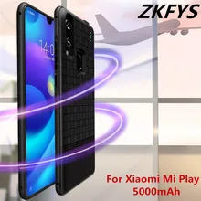 ZKFYS 5000 мА/ч Дополнительный внешний аккумулятор с зажимом для зарядки аккумулятора чехол для Xiaomi Mi Play чехол для зарядки аккумулятора