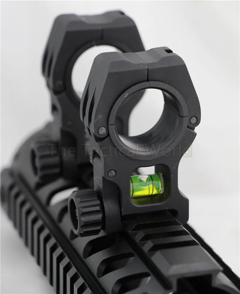 Acessórios de Caça Montagem em Trilho Bolha para 20mm Tático Comum Nível Picatinny Airsoft Rifle Combate Scope Montar 25.4mm - 30mm Uso 13 Cheap Acessórios e suporte de extensão