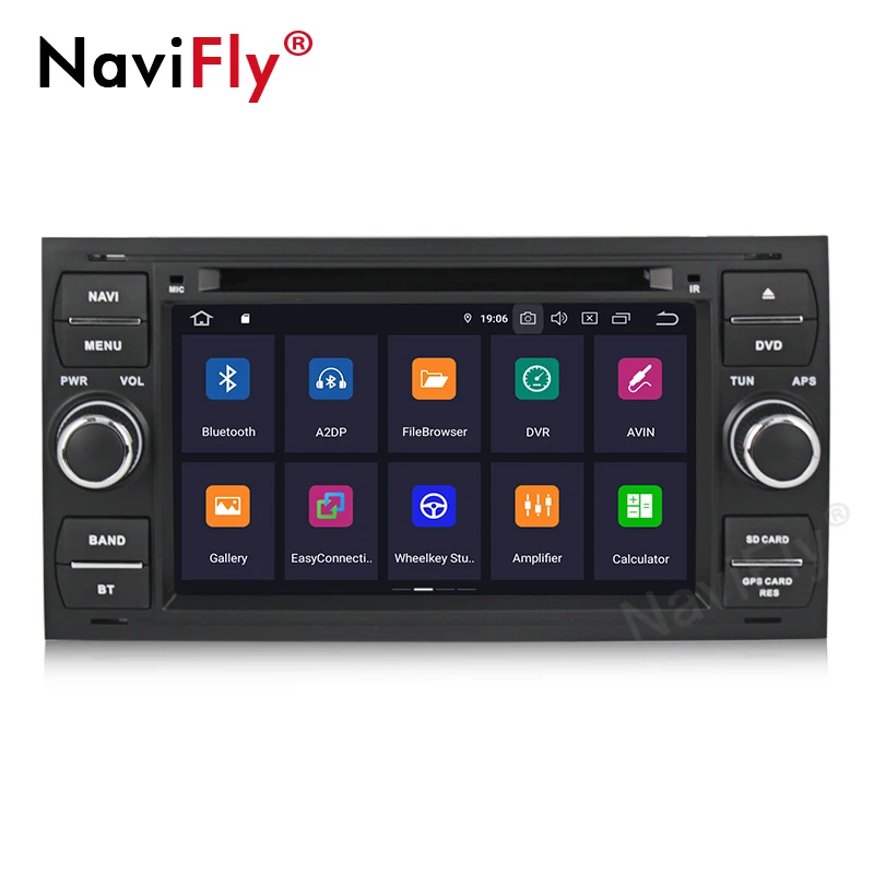 Sale Wholesale! Quad core android 9.0 car gps dvd player for Ford C-Max Connect Fiesta Fusion Galaxy Kuga Mondeo S-Max Focus DSP IPS 4