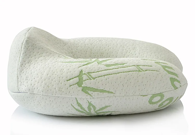 Лидер продаж товары для дома бамбуковое волокно u-образная подушка для шеи Подушка терапевтическая практичная удобная домашняя офисная дорожная подушка